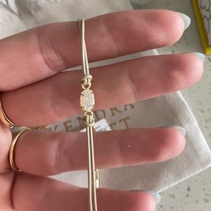 Kendra Scott white cord bracelet